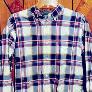 J. Crew Men’s Plaid Button Down Shirt Size Small